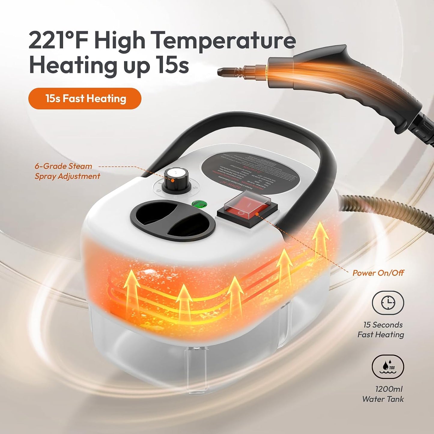 منظف ​​بخاري محمول